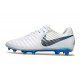 Nike Tiempo Legend X Elite FG Blanc Bleu