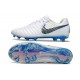 Nike Tiempo Legend X Elite FG Blanc Bleu
