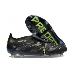 adidas Predator Elite Foldover Tongue FG Core Noir Carbone Citron Lucide