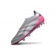 Crampons adidas Predator Elite 25 LL FG Gris Blanc Rose