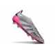 Crampons adidas Predator Elite 25 LL FG Gris Blanc Rose