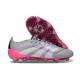adidas Predator Elite FG Neuf Gris Blanc Rose