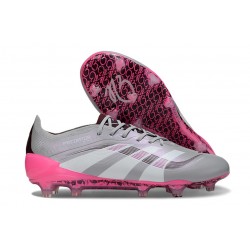 adidas Predator Elite FG Neuf Gris Blanc Rose
