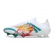 Chaussures adidas F50 Elite FG Blanc Vert Or