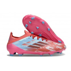 Chaussures adidas F50 Elite FG Rouge Bleu