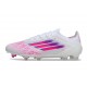 Chaussures adidas F50 Elite FG Blanc Ftwr Rose Lucide