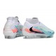 Chaussure Nike Phantom 6 Haute Elite FG Bleu Blanc Orange