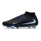 Chaussure Nike Phantom 6 Haute Elite FG Noir Bleu