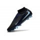 Chaussure Nike Phantom 6 Haute Elite FG Noir Bleu