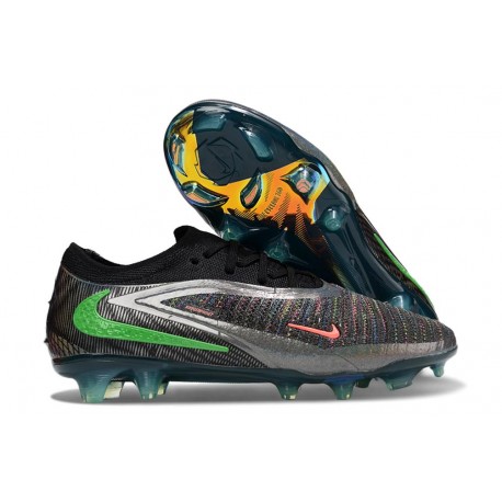 Chaussure de Foot Nike Phantom 6 L Elite FG X EAFC Noir Cramoisi Vif