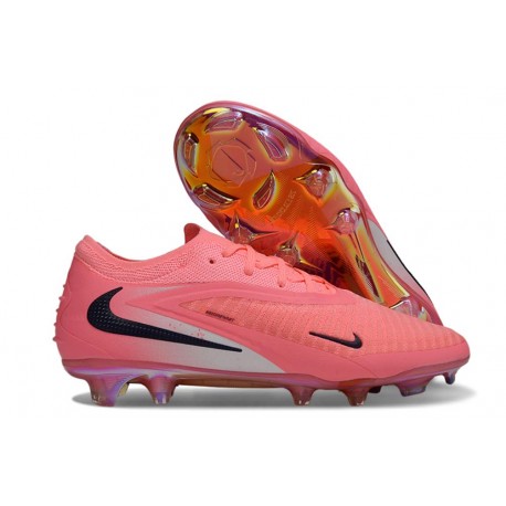 Chaussure de Foot Nike Phantom 6 L Elite FG Rose Noir