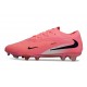 Chaussure de Foot Nike Phantom 6 L Elite FG Rose Noir