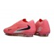 Chaussure de Foot Nike Phantom 6 L Elite FG Rose Noir