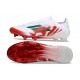adidas F50 Elite Laceless FG Nouveau Blanc Rouge Vert