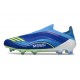 adidas F50 Elite Laceless FG Nouveau Equipe Bleu Royal Jaune Solaire Bleu Semi Eclatant