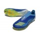 adidas F50 Elite Laceless FG Nouveau Equipe Bleu Royal Jaune Solaire Bleu Semi Eclatant