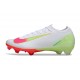Nike Air Zoom Mercurial Vapor 16 Elite FG Blanc Vert Rouge 