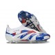 Crampons adidas Predator Elite 25 LL FG Blanc Bleu Rouge