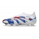 Crampons adidas Predator Elite 25 LL FG Blanc Bleu Rouge