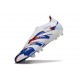 Crampons adidas Predator Elite 25 LL FG Blanc Bleu Rouge