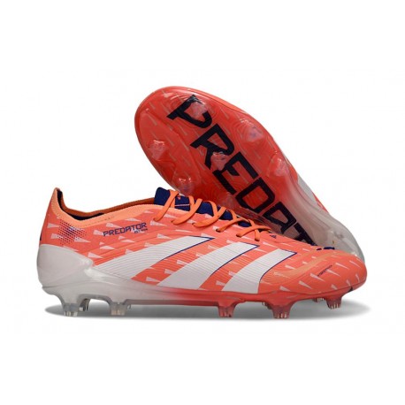 adidas Predator Elite FG Neuf Orange Blanc