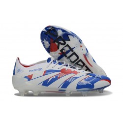 adidas Predator Elite FG Neuf Blanc Bleu Rouge