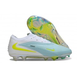 Chaussure de Foot Nike Phantom 6 L Elite FG Blanc Volt Jaune