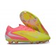 Chaussure de Foot Nike Phantom 6 L Elite FG Jaune Rose