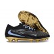 Chaussure de Foot Nike Phantom 6 L Elite FG Noir Or