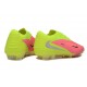 Chaussure de Foot Nike Phantom 6 L Elite FG Rose Limelight