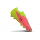Chaussure de Foot Nike Phantom 6 L Elite FG Rose Limelight