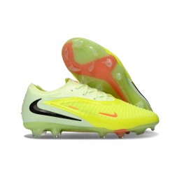 Chaussure de Foot Nike Phantom 6 L Elite FG Jaune Noir
