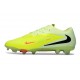 Chaussure de Foot Nike Phantom 6 L Elite FG Jaune Noir