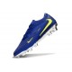 Chaussure de Foot Nike Phantom 6 L Elite FG Bleu Jaune