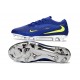 Chaussure de Foot Nike Phantom 6 L Elite FG Bleu Jaune