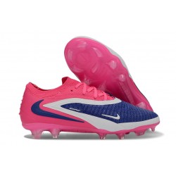 Chaussure de Foot Nike Phantom 6 L Elite FG Bleu Rouge
