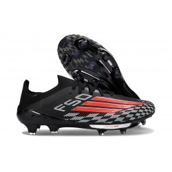 Crampons de Football adidas F50+ FG Noir Rouge