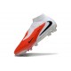 Chaussure Nike Phantom 6 Haute Elite FG Rouge Blanc Noir