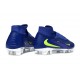 Chaussure Nike Phantom 6 Haute Elite FG Bleu Jaune