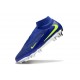 Chaussure Nike Phantom 6 Haute Elite FG Bleu Jaune