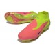 Chaussure Nike Phantom 6 Haute Elite FG Rose Jaune