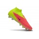 Chaussure Nike Phantom 6 Haute Elite FG Rose Jaune