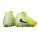 Chaussure Nike Phantom 6 Haute Elite FG Jaune Vert