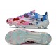 Chaussures adidas F50 Elite FG Blanc Rose Bleu