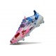 Chaussures adidas F50 Elite FG Blanc Rose Bleu