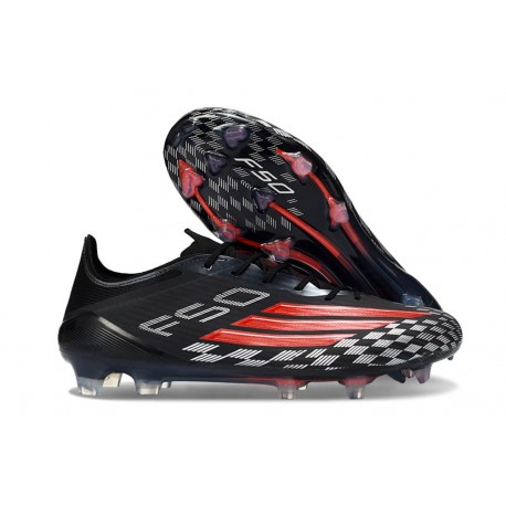 Chaussures adidas F50 Elite FG Noir Rouge
