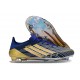 Chaussures adidas F50 Elite FG Noir Or Bleu