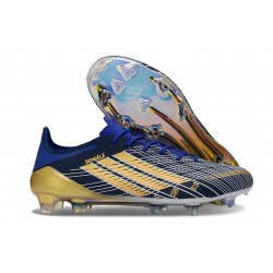Chaussures adidas F50 Elite FG Noir Or Bleu