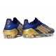 Chaussures adidas F50 Elite FG Noir Or Bleu