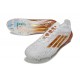 Chaussures adidas F50 Elite FG Blanc Or